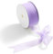 CHUQING Schleifenband Flieder Lila Chiffon Geschenkband Hellslila 38 mm x 22 Meters Dekoband Chiffonband Stoffband für Geschenk,Hochzeit