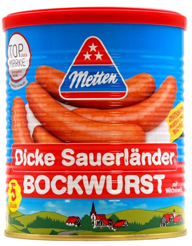 Metten Dicke Sauerländer Bockwurst, 6er Pack (6 x 400g)