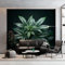 Wandtapete Grün Pflanzen Cannabisblätter Fototapete, Schwarz Vliestapete Bild Dekoration Wand-Dekor, 400 x 280 cm (WxH) Tapete Panorama Poster Für Mädchen, Jungs Schlafzimmer Wohnzimmer
