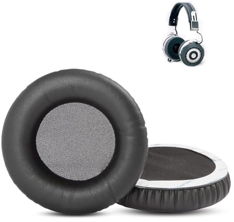 XRHTONG Prime Replacement Earpads Compatible with Koss HV1, HV1A, HV/1, HV/1A, HV 1A Headphones Ear pads Cushion(Protein Leather/Memory Foam)
