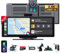 Vtopek Apple Carplay Screen 10.26 inch Wireless Car Play Android Auto Car Screen 2.5K Dash Cam Dual Camera Dual Bluetooth Mirror Link Voice Control Map Navigation with Waterproof Rear Camera 64G Card