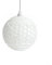 Adornos para árbol de Navidad de 8 cm, esferas decorativas para decoración de fiestas y celebraciones festivas (blanco)