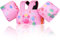 MoKo Kinder Schwimmflügel, Cartoon Schwimmende Badeanzug Schwimmweste, Schwimmtraining Jacke Schwimmflügel mit Schnalle für Jungen Mädchen 9 bis 22,6 kg, Rosa Krabbe
