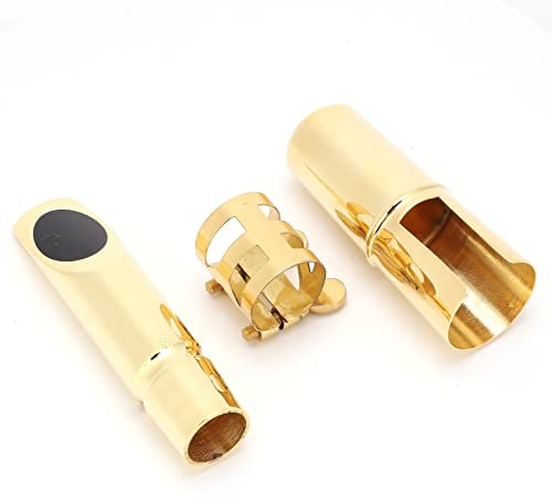 EB Sax Mundstücke Altsaxophon Sax Zubehör, Sax Mundstück Altsaxophon Metall Mundstück, Altsaxophon Mundstück 4C Mundstücke Stabil Praktisch für Saxophon Anfänger