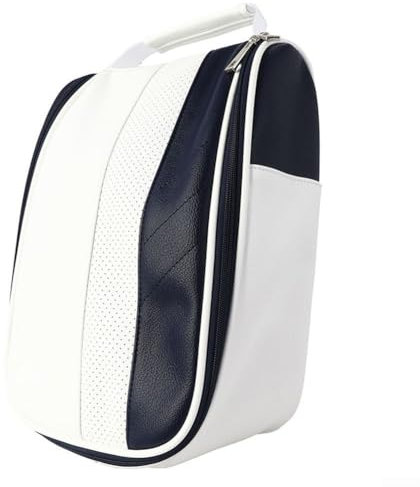 UTTASU Wasserdichte schwarze Sportstiefeltasche Fußballschuhtasche, Golfschuhtasche, wasserdichte staubdichte tragbare Sporttasche PU-Leder Schuhkoffer mit Griff Schuhe Tasche für Reisen, Wie