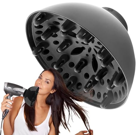 Rrlihjgu Wavy Hair Diffuser Diffuser Hair Dryer Attachment Hair Dryer for Women Professional Salon Tool Adjustable 1.4-2.6 Inch Blowing Gadget for