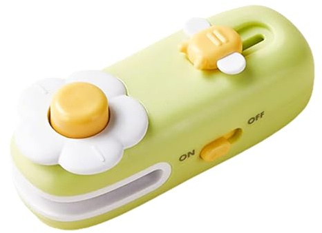 Mini Folienschweißgerät, 2 in 1 USB Wiederaufladbar Tütenverschweißer, Mini Bag Sealer mit Cutter, Tragbare Heißsiegelgerät Hand Versiegelungsgerät, Tüten Schneiden und Verschließen, Kitchen Gadgets