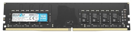 BRAINZAP 16GB DDR4 RAM DIMM PC4-3200AA-UA0-11 2Rx8 3200 MHz 1.2V CL22 Computer PC Arbeitsspeicher Unbuffered Non-ECC