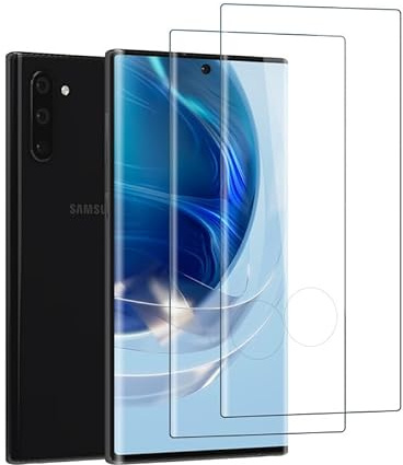 [2 Stück] für Schutzfolie Samsung Galaxy Note 10 Panzerglas, Frei von Staub Zero Bubble Displayschutz Samsung Note 10 Folie, Anti-Öl Ultrabeständig Displayfolie Samsung Galaxy Note 10 Panzerfolie