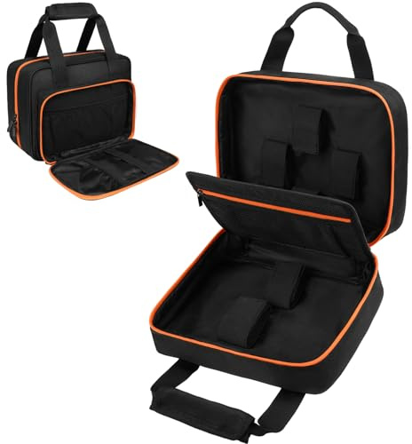 Jaffzora Carrying Case Compatible with Klein ET310, MM325 & NCVT3P — Electrician Tool Organiser for Multimeter, Clamp Meter, Voltage Tester & Circuit Breaker Finder (Bag Only)