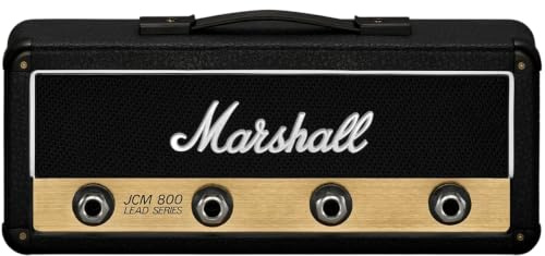Portachiavi Marshall JCM800 Reissue ufficiale con 4 portachiavi a spina | Portachiavi Marshall originale con licenza ufficiale, completo di 4 portachiavi a spina e design ispirato a un amplificatore.
