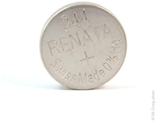 Renata / Swatch Group - Silver oxide button cell 344 RENATA 1.55V 105mAh - Blister x 1