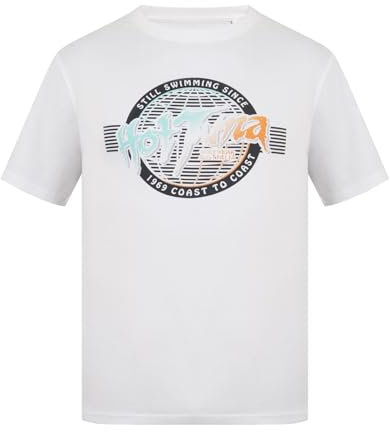 Hot Tuna Mens Crew T Shirt White Crcl Logo XXXXL
