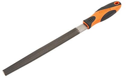 KENDO - Lima per officina, piatta, semicircolare, rotonda, 200 mm - 250 mm, halbrund: 200 mm, 1