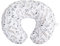 Boppy Nursing Pillow Original Support, Gray Taupe Leaves, Ergonomic Nursing Essentials for Bottle and Breastfeeding, Firm Fiber Fill, with Removable Nursing Pillow Cover, Machine Washable
