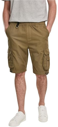 Urban Classics Herren Double Pocket Cargo Shorts, summerolive, 3XL