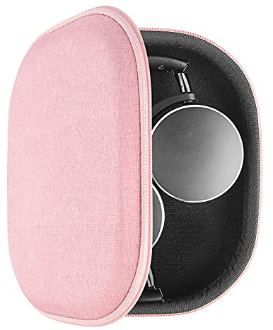 Geekria Custodia rigida per cuffie AKG Y400 Wireless, Y50BT, Y45BT, N60NC, Y500, Auricolari Custodia Da Trasporto Rigida, Borsa da viaggio (Rosa)