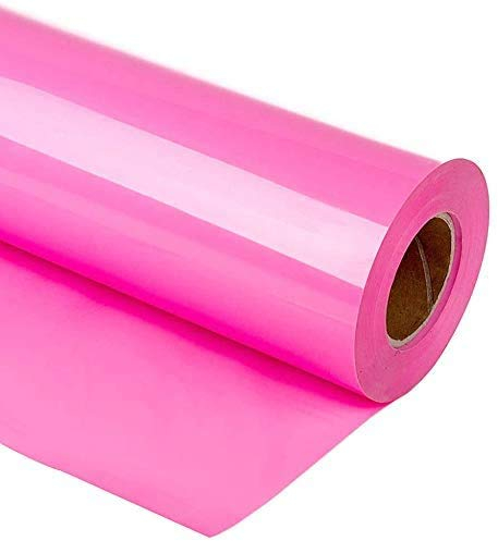 HIKENRI Heat Transfer Vinyl Bundle 12 x 10' Feet Rolls, HTV for Silhouette Cameo Easy to Cut & Weed, DIY Heat Press Design for T-Shirt, Clothes, Hats and Other Textiles (Pink)