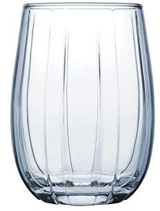 Pasabahce Linka Set 3 Bicchieri Acqua, Colore Azzurro, 38cl