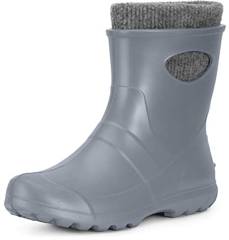 Ladeheid Stivali Imbottiti Uomo in Spuma Eva LA-751 (Argento, 44 EU)