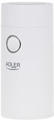 ADLER Kaffeemühle - 75 g Fassungsvermögen, 150 W Leistung (weiß)