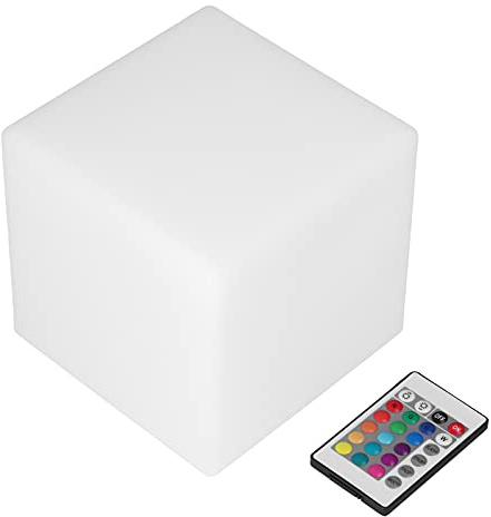 Garosa LED Cube Light 16-Farben Stimmungslampe Nachtlicht mit Fernbedienung für Home Schlafzimmer Bar KTV Romantische Dekorative Beleuchtung Tischatmosphärenlicht, dekorative Desktop-Leuchten