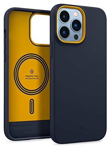 Caseology Nano Pop Mag Case Compatible with iPhone 13 Pro Max - Blueberry Navy