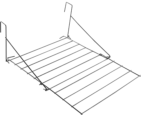 ACAZA Set de 2 Supports de Séchage, 2 Supports pour Sécher Les Serviettes ou Les Vêtements, à Suspendre - Noir