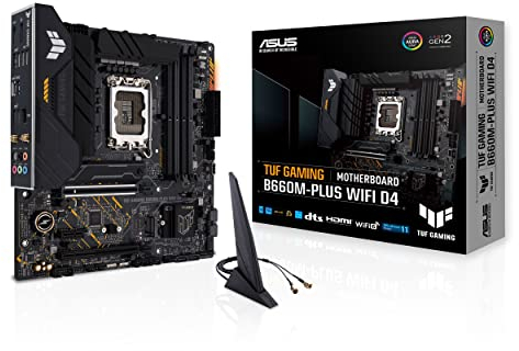 ASUS TUF Gaming B660M-PLUS WiFi DDR4 LGA 1700 Micro ATX Placa Base