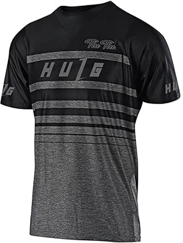 Herren Mountainbike MTB Top Kurzarm Atmungsaktiv Bequem Weich Feuchtigkeitstransport Radtrikot?Kurzarmtrikot Für MTB Rennrad/Multisport/Fitness (style-18,XXL)