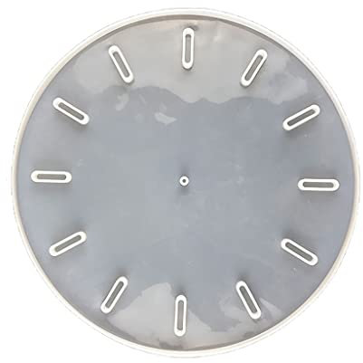 Uhr Silikonform DIY quadratische runde Uhr Harzform Wandbehang dekorativer Spiegel Harz Epoxidform DIY Wand Klack Kunst Dekoration