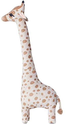 perfk Kuscheltier Giraffe Plüschtiere Lebensechte Party Dekoration Simulation Weiche Stehende Schlafpuppe für Mädchen Kinder Geschenk Kindergeburtstag, 45CM