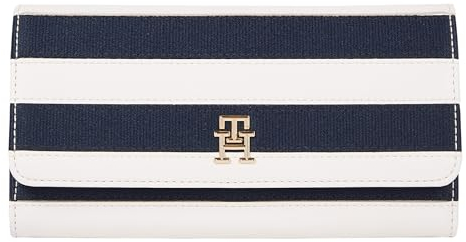 TOMMY HILFIGER - Women's striped wallet with flap - Size One size