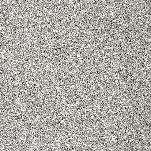 Teppich Auslegeware hellgrau Weicher Teppichboden in Velours Qualität ideal für Schlafzimmer Graue Teppich Meterware 4 und 5 m (5 m x 2 m)