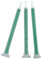CosmoMix Square Static Mixer Nozzle Tube Tip, Bayonet Connection, 4.5 Inches, 24 Elements, 40 Pieces, Plastic Resin Mixing for AB 50ml Glue Adhesive Applicator Cartridges (RSS06-24L)