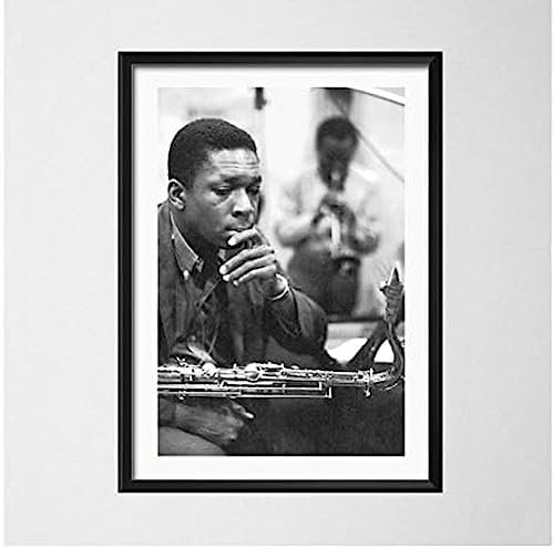 BOBSLA Poster Póster De Cantante De Música De Jazz De John Coltrane, Imágenes De Retrato, Pintura En Lienzo, Carteles E Impresiones, Decoración Del Hogar 50X70Cm Sin Marco
