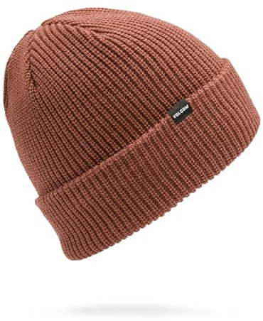 Volcom Herren Sweep Skull Fit Snow Beanie, Redwood S5, Einheitsgröße