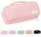 EASTHILL große Kapazität Federmäppchen Pen Pouch Organizer Canvas Bleistift Tasche mit Griff Schulbedarf für Mädchen-Rosa