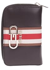 GUESS Nelka SLG Medium Zip Around Wallet Black