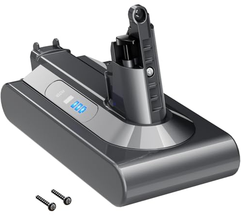 Batteria Dyson V10 Absolute SV10, Morpilot 25,2V Litio-ion Dyson V10 Batteria di Ricambio per Dyson Cyclone V10 Animal V10 Absolute V10 Motorhead Dyson SV12