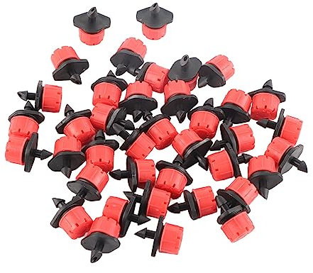 Niiyen Gotero De Riego para Jardín Goteros De Riego Regulables Aspersores Gotero De Riego Aspersor para Huertos Jardines De Flores Césped Hierbas Jardines(50)