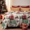 PHF Kuscheldecke Flauschig Fleecedecke 150x200cm - Oeko-Tex Weich Warm Wohndecke, Decke Blanket für Couch Sofa Bett, Tagesdecken & Kuscheldecken, Sofa überwurfdecke, Rentier