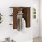Genérico Wenjingqi-820516 Schrank für den Flur, aus Holz, Braun, Eiche, 97,5 x 37 x 99 cm
