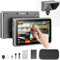 VILTROX DC-X FHD 2000Nits 6 Touchscreen Camera Field Monitor, 4K HDMI DSLR with Sunshade Hood, Battery, Storage Bag(DC-X2, HDMI)