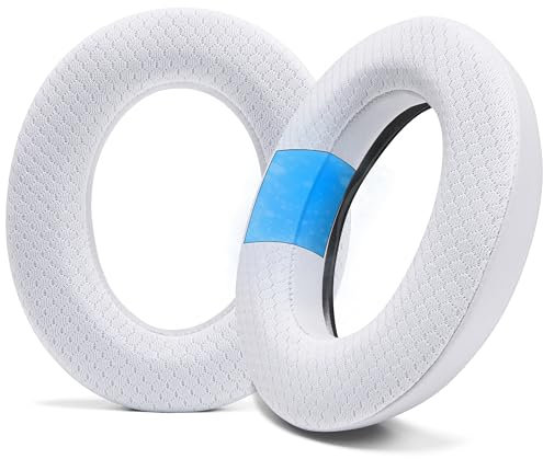 WC Freeze Momentum 4 - Cuscinetti auricolari in gel rinfrescante per cuffie Sennheiser Momentum 4 Wireless e HDB 630 di Wicked Cushions - Aumentano il comfort e l'isolamento acustico | White