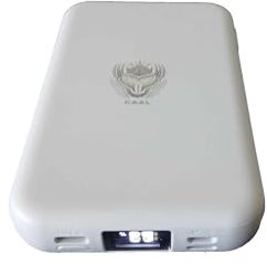 CAAL Wireless power bank 20000 mAh capacity fast 74Wh (USB-C + i/phone cables attached) with magnet for safe charging.