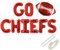 An Go Chiefs Folienballons Banner Super Football Party Dekorationen