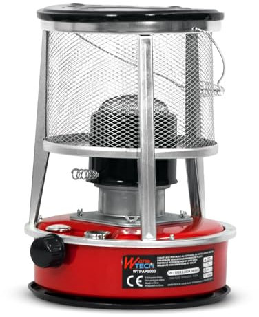 Chauffage au pétrole avec mèche 2600W - 9000Btu/h - Réservoir 4.6L - Warm Tech