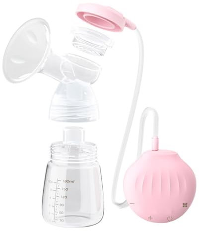 HAPINARY 1set Tiralatte Portatile Rosa Strumento Estrazione Silenzioso Per Allattamento Per Mamme e Casa