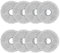 8 Stück Wischtücher Ersatzteile für ECOVACS DEEBOT T30 Pro Omni/T30 OMNI, T30S Pro/Combo/Complete, T30C Pro Omni, T50 Omni/Pro Omni/Max Pro Roboter Staubsauger, Spin Reinigungspads Ersatzzubehör